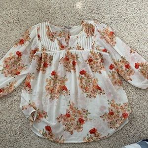 3/$12 Forever 21 floral blouse